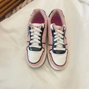 Hello Kitty Pink and Black Women's Shoes